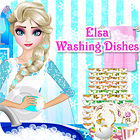 Elsa Washing Dishes game Elsa Washing Dishes game
