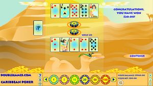 Screenshot of Egyptian Caribbean Poker 1.0