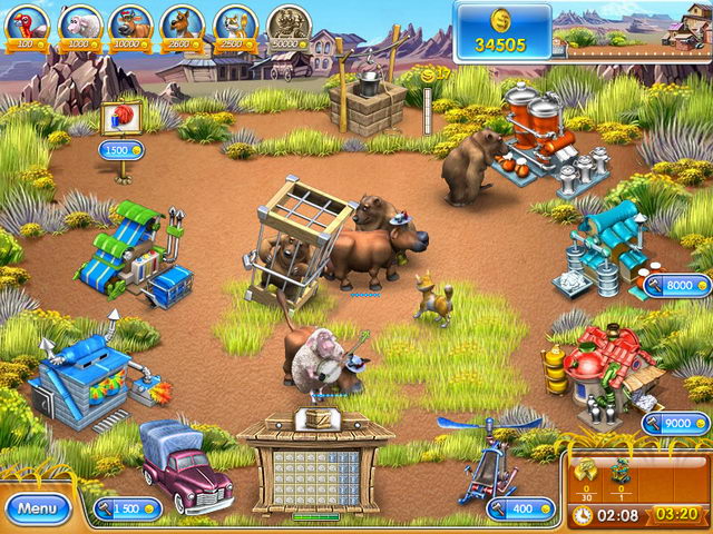 Downloade Spiele Farm Frenzy 3 - American Pie Deluxe von Zylom