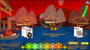 Screenshot of Japanese Baccarat