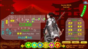 Screenshot of Japanese Craps