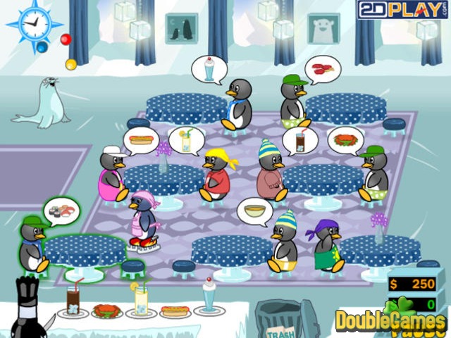 Y8 Penguin Diner 3 Games
