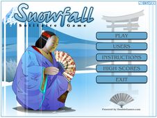 Screenshot of Snowfall Solitaire