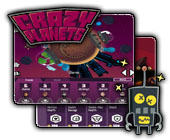 Crazy Planets game on FaceBook