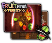 Fruit Ninja Frenzy game on FaceBook