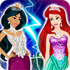 Jasmine vs. Ariel Fashion Battle game