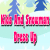 Kids And Snowman Dress Up game