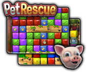 Pet Rescue Saga game on FaceBook