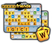 Words With Friends game on FaceBook
