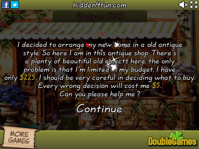Shopping Challenge - at hidden4fun.com