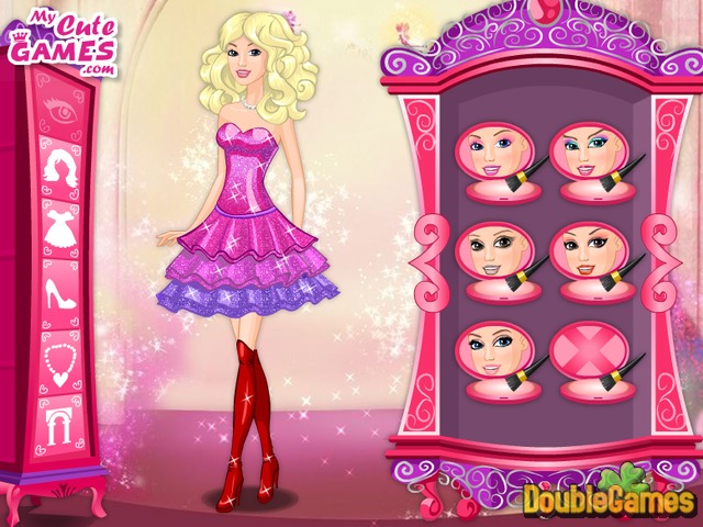 Barbie a fashion fairytale online game.