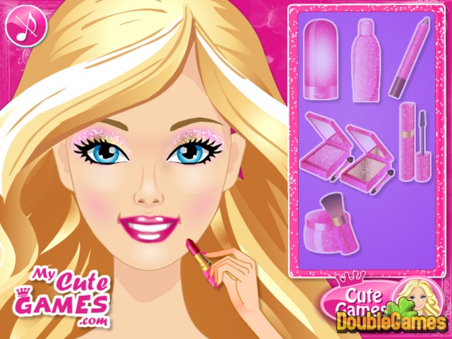 game make up barbie