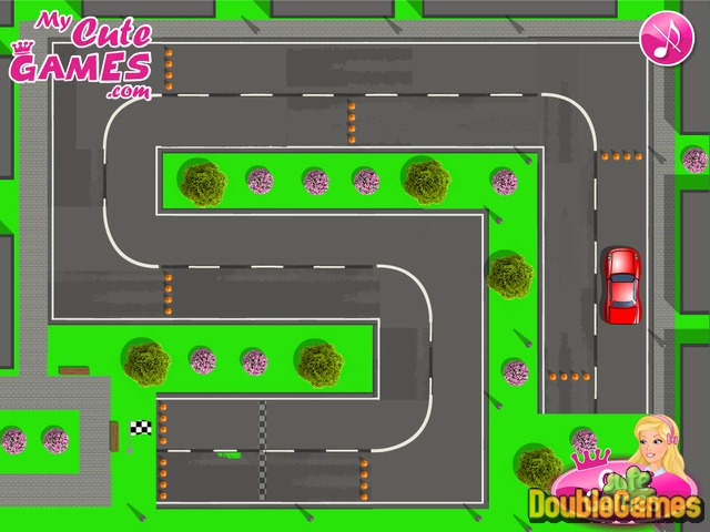 Barbie Driving Test Online Game