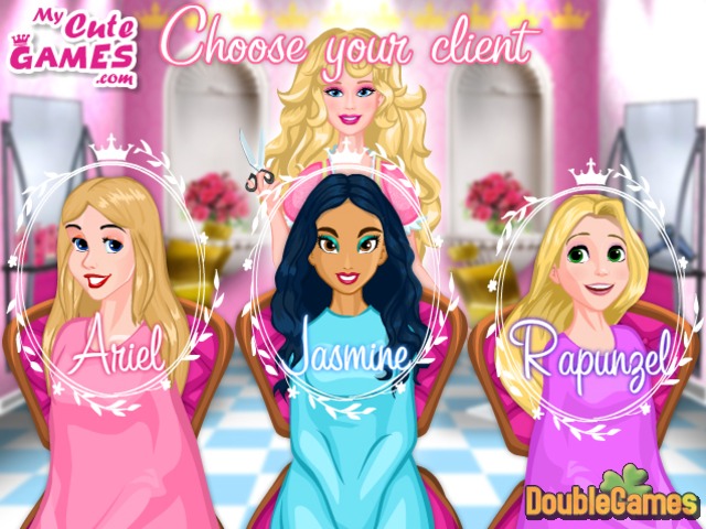 Barbie Princess Hair Salon Online Game