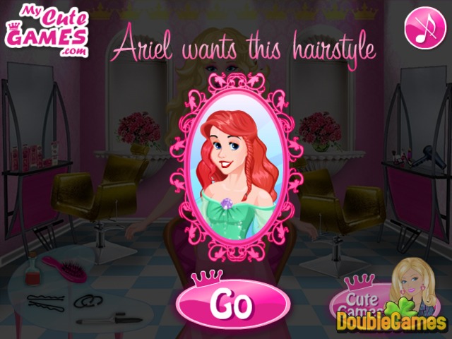 Barbie hair salon games