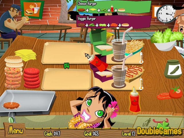 how to build burgers on burger island pc game faster