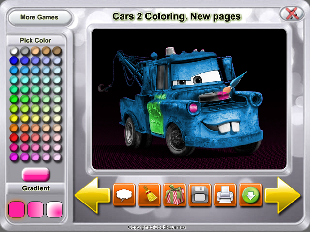 Free Download Cars 2 Coloring. New pages Screenshot 3