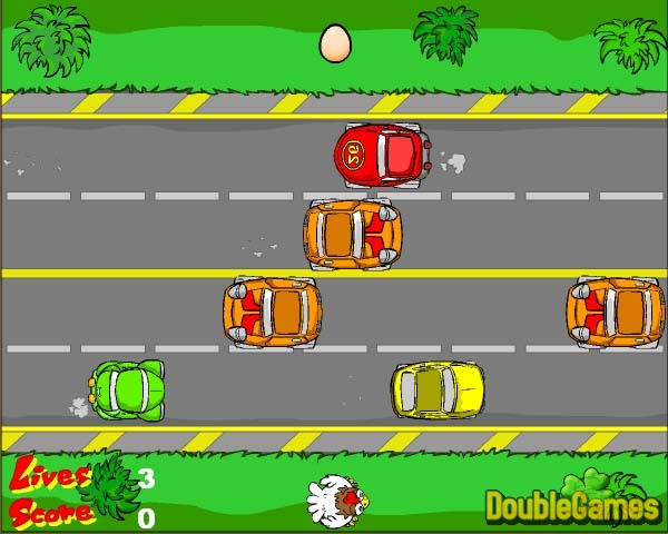 A Chicken Crossing The Road Free Game by iWEBss.com