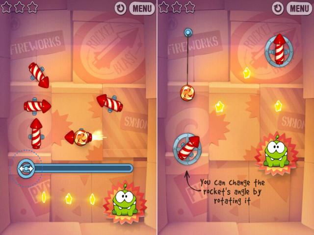 Cut the Rope: Experiments HD IPA Cracked for iOS Free Download