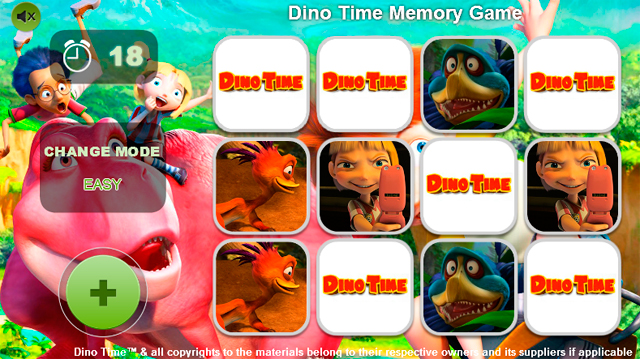 Free Download Dino Time Memory Game Screenshot 3