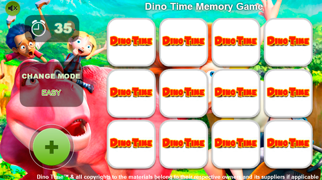 Free Download Dino Time Memory Game Screenshot 4