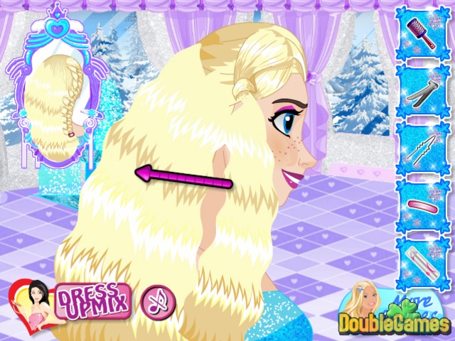 Frozen Elsa Royal Hairstyles Online Game