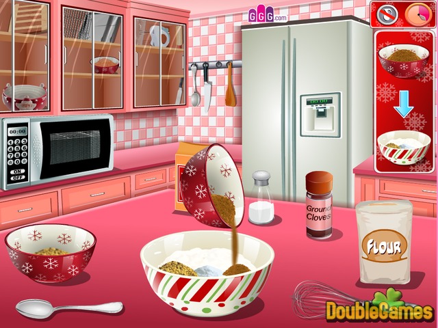 Sara's Cooking — Gingerbread House Online Game