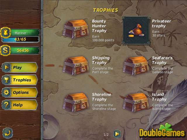 Free Download Mahjong Gold 2: Pirates Island Screenshot 2