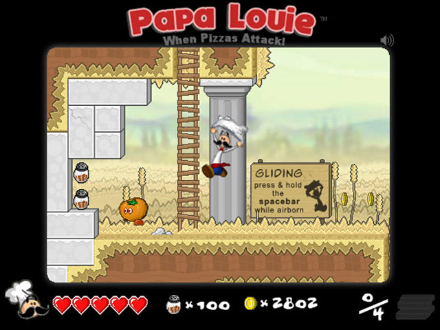 Papa Louie When Pizzas Attack Online for Free on NAJOX.com