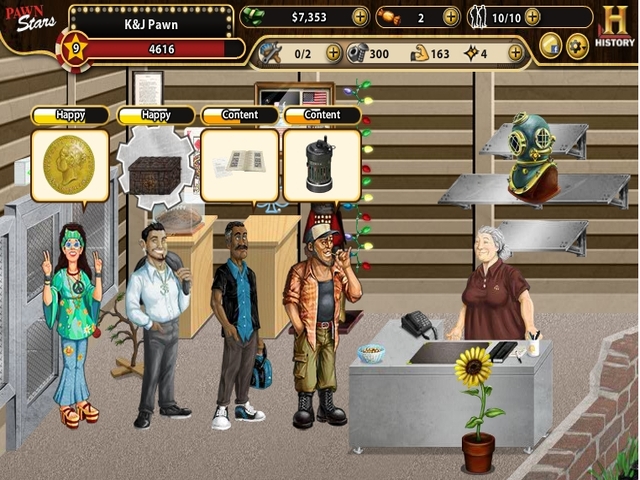 will pawn stars game work without flash