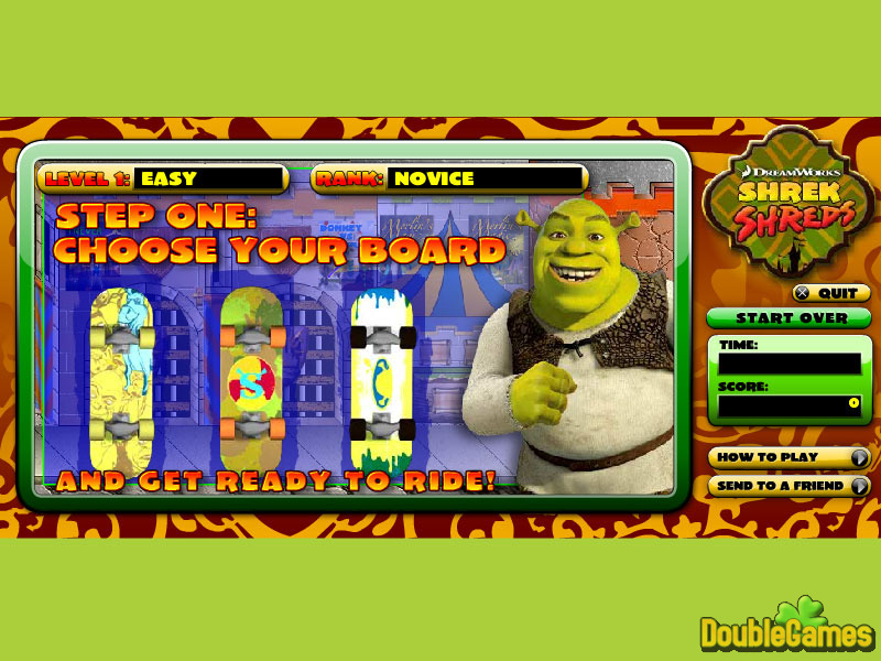 Free Download Shrek Shreds Screenshot 1
