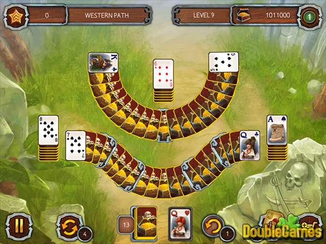 Free Download Solitaire Legend Of The Pirates 3 Screenshot 1