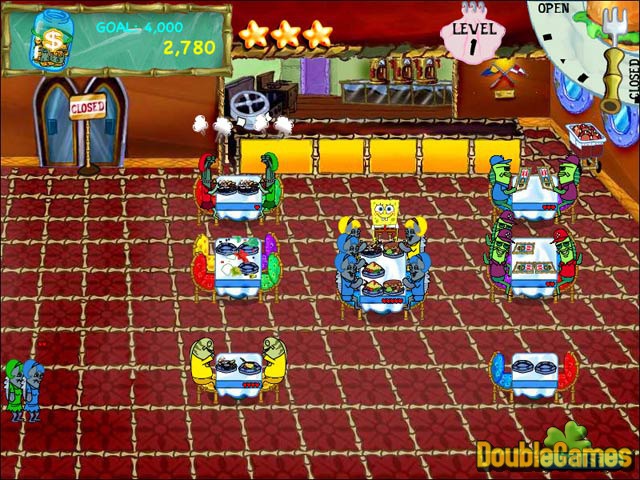 Free Download SpongeBob SquarePants Diner Dash Screenshot 1