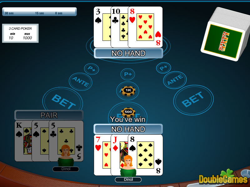 Three Card Poker Online Multiplayer Game