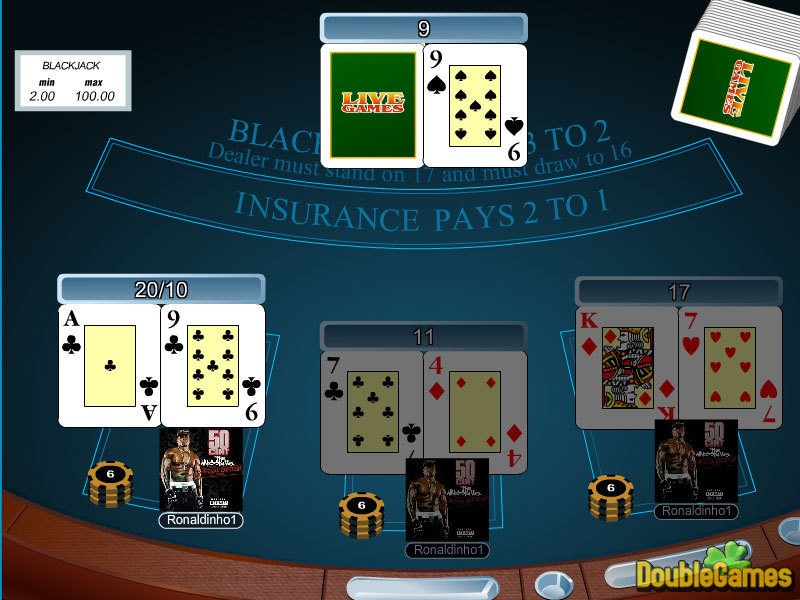 Free Download Two Deck Blackjack Screenshot 1