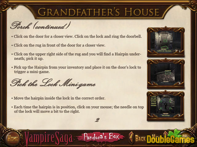 Free Download Vampire Saga: Pandora's Box Strategy Guide Screenshot 2