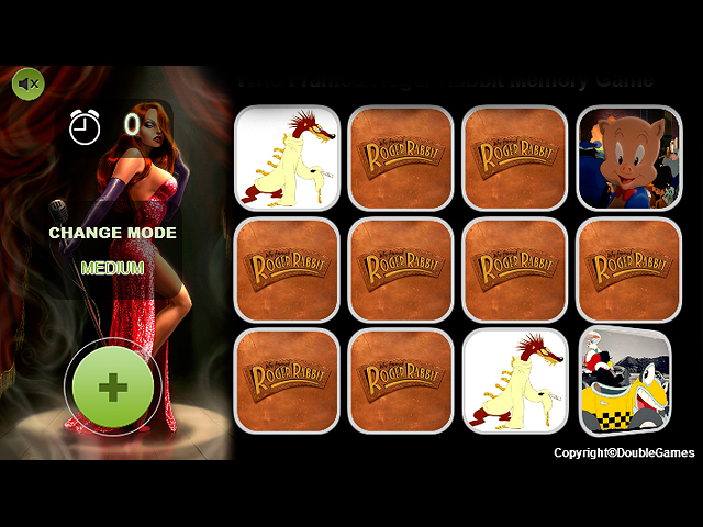 Free Download Who Framed Roger Rabbit Memory Game Screenshot 2