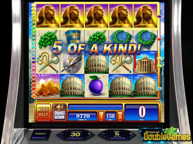 Free Download WMS Rome & Egypt Slot Machine Screenshot 1